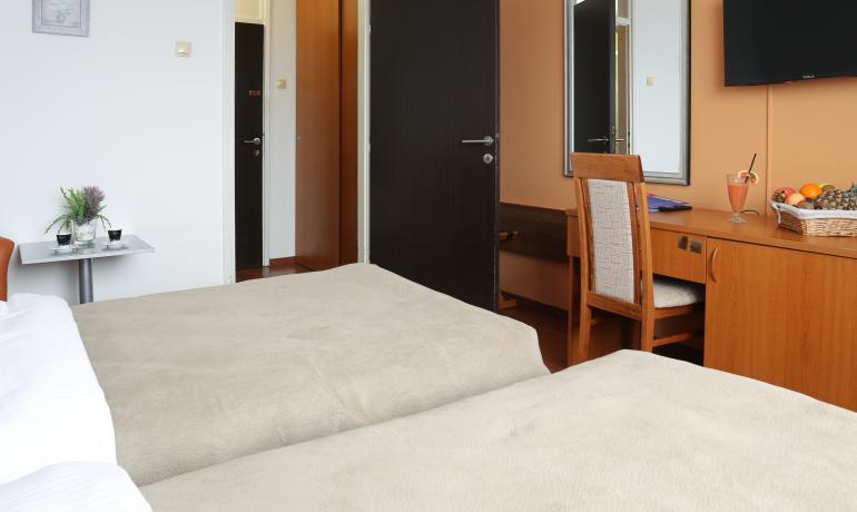 Dvokrevetna soba sa razdvojenim ležajevima